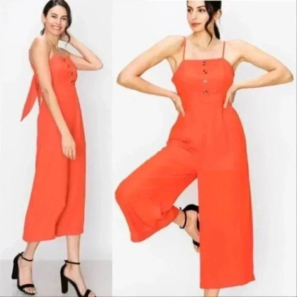 Vibrant Cropped Jumpsuit